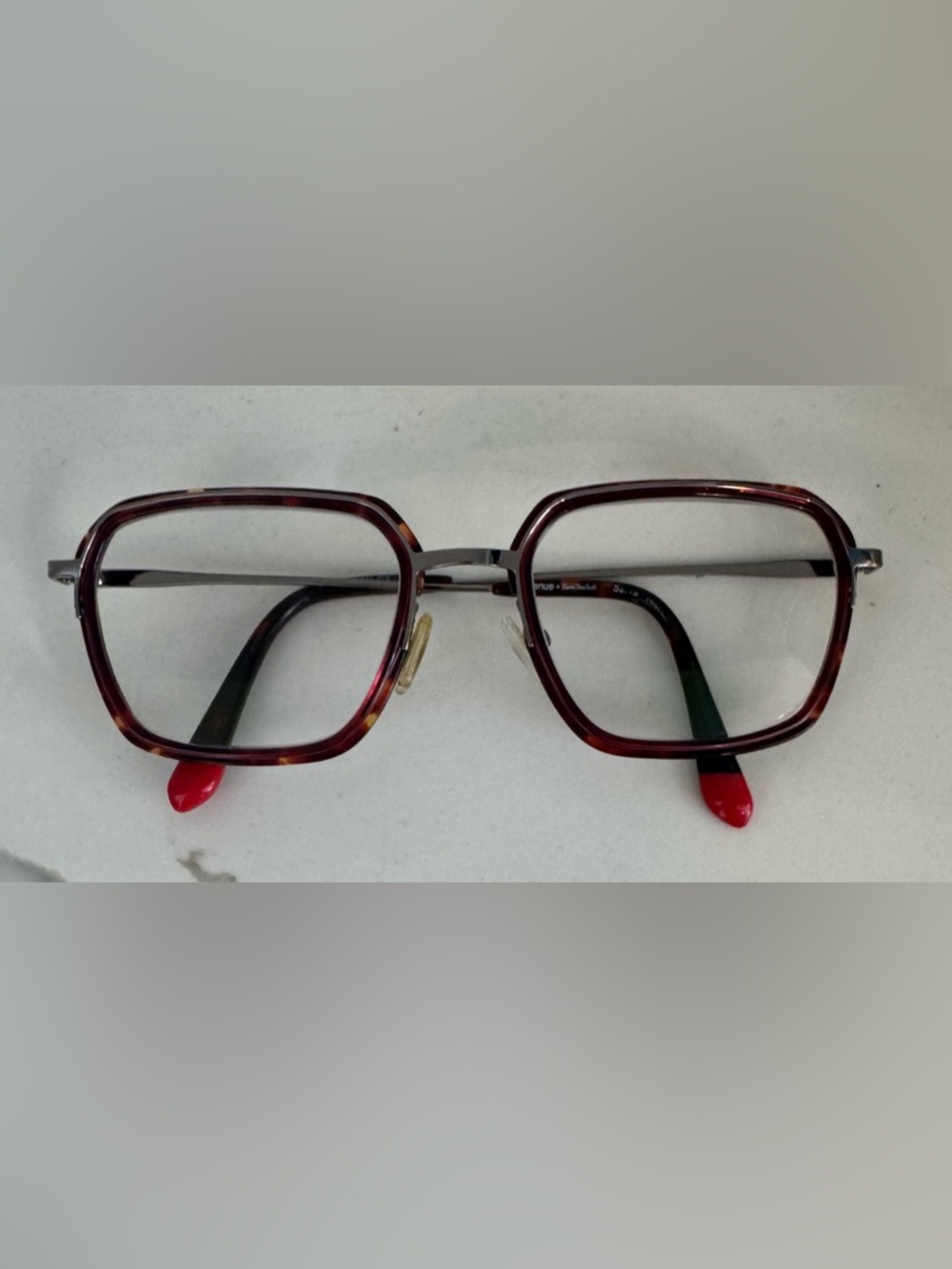 Warren Steven Scott x Avenue Hourigan C2 square glasses indigenous artist metal